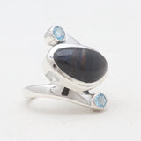 Sponge Coral Sterling Silver Rings