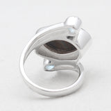 Sponge Coral Sterling Silver Rings