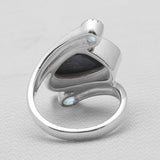 Sponge Coral Sterling Silver Rings
