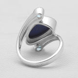 Sponge Coral Sterling Silver Rings