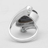 Sponge Coral Sterling Silver Rings