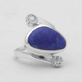 Sponge Coral Sterling Silver Rings