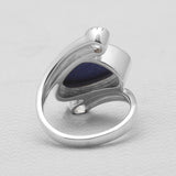 Sponge Coral Sterling Silver Rings