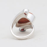 Sponge Coral Sterling Silver Rings