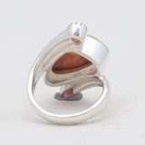 Sponge Coral Sterling Silver Rings