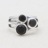 925 Sterling Silver Ethiopian Opal Rings