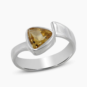 Natural Blue Topaz Silver Rings