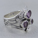 Tourmaline Silver Ring