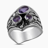 925 Sterling Silver Tourmaline Rings