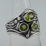 Tourmaline Silver Ring