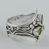 Tourmaline Silver Ring