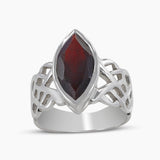 Amethyst Silver Rings