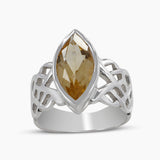 Amethyst Silver Rings