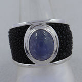 Tanzanite Silver Ring