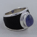 Tanzanite Silver Ring