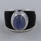 Tanzanite Silver Ring