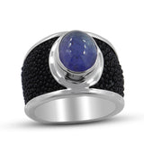 Tanzanite Silver Ring