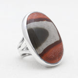 Polychrome Jasper Sterling Silver Rings