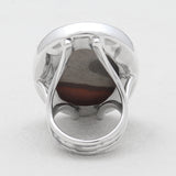 Polychrome Jasper Sterling Silver Rings