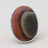 Polychrome Jasper Sterling Silver Rings