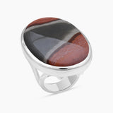 Polychrome Jasper Sterling Silver Rings
