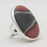 Polychrome Jasper Sterling Silver Rings