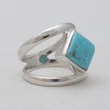 Larimar Silver Rings