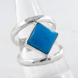 Larimar Silver Ring