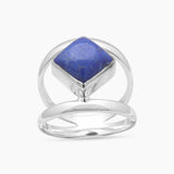 Larimar Silver Rings
