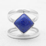 Larimar Silver Rings