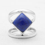 Larimar Silver Rings
