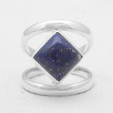 Larimar Silver Rings