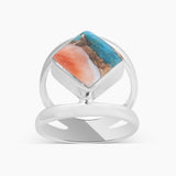 Larimar Silver Rings
