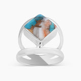 Larimar Silver Rings