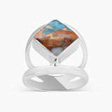Larimar Silver Rings