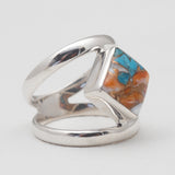 Larimar Silver Rings
