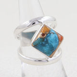 Larimar Silver Ring