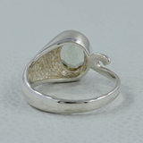 Aquamarine Silver Ring