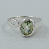 Aquamarine Silver Ring