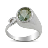 Aquamarine Silver Ring