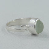 Aquamarine Silver Ring