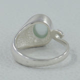 Aquamarine Silver Ring