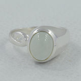 Aquamarine Silver Ring