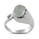 Aquamarine Silver Ring