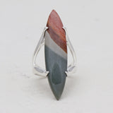 Polychrome Jasper Silver Rings