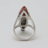Polychrome Jasper Silver Rings