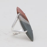 Polychrome Jasper Silver Rings
