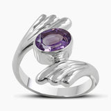 925 Sterling Silver Garnet Rings