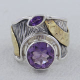 Amethyst 925 sterling Silver ring