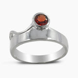 925 Sterling Silver Blue Topaz Rings